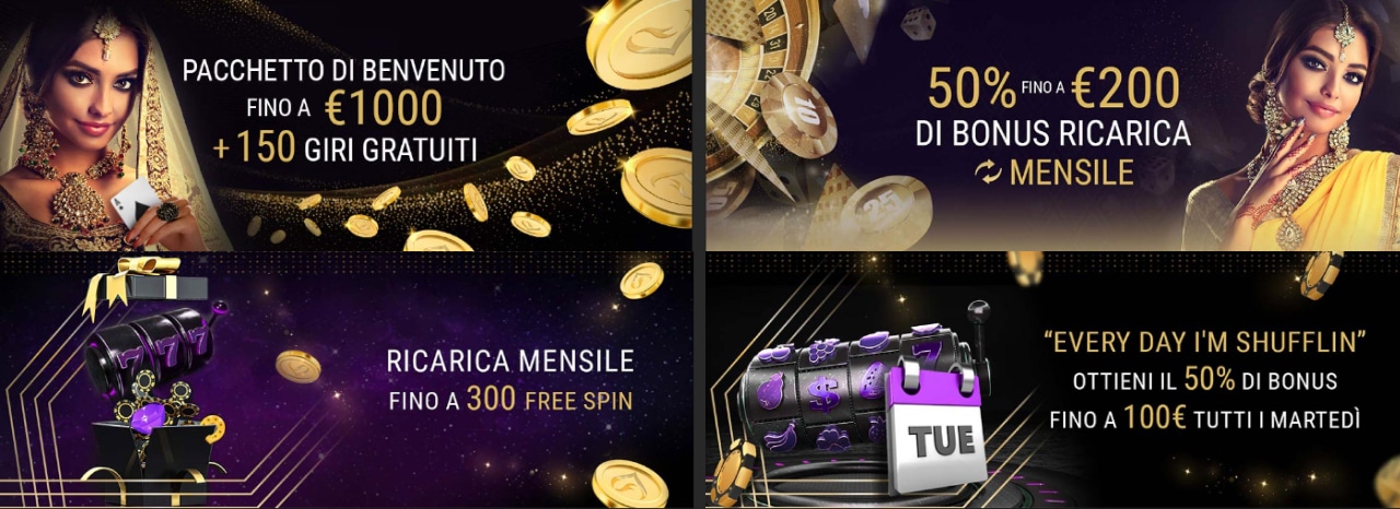 Bonus di Slotsvil Casino